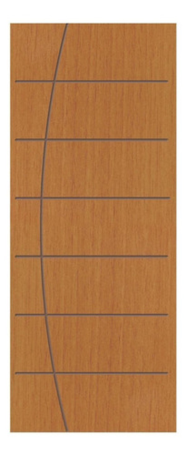 Encontraproduto.com.br - Porta Residence Nogal Mel 210x80 Eucadoor