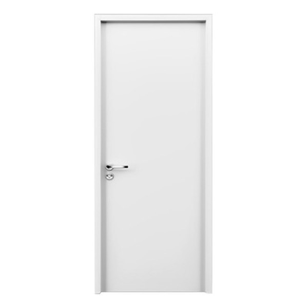 kit Porta Eucatex Eucaprimer Interna 82x210cm Branco com Batente Para Drywall Abertura Para Esquerda