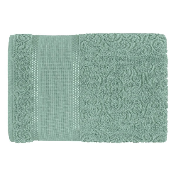 Encontraproduto.com.br - Toalha de Lavabo/Visita para Bordar Karsten Melina II Verde Paradise