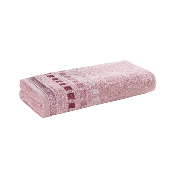 Encontraproduto.com.br - Jogo de Toalhas Karsten Banho Calera 96% Algodão e 4% PoliÃ©ster Fio Cardado 4 Peças Rosa / Ivory