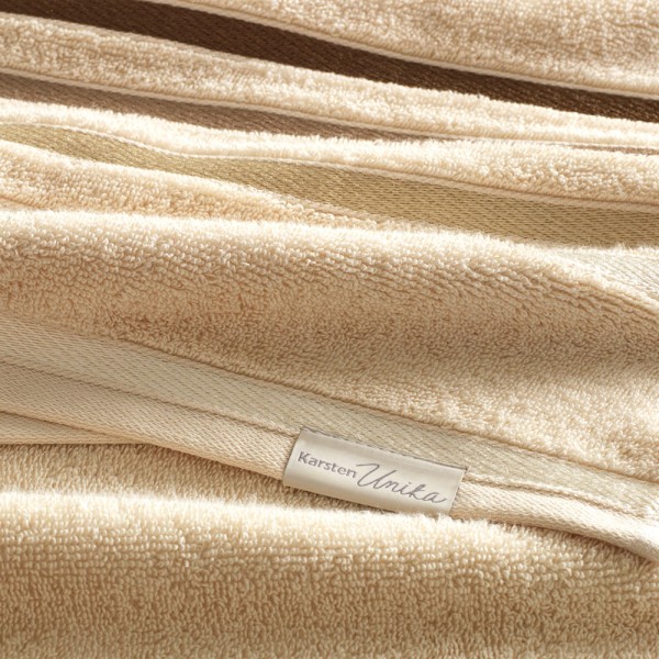 Encontraproduto.com.br - Toalha de Rosto Karsten Fio Penteado Lumina Areia/Marrom