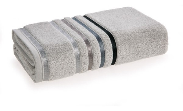 Toalha de Banho Karsten Fio Penteado Lumina Mineral/Cinza