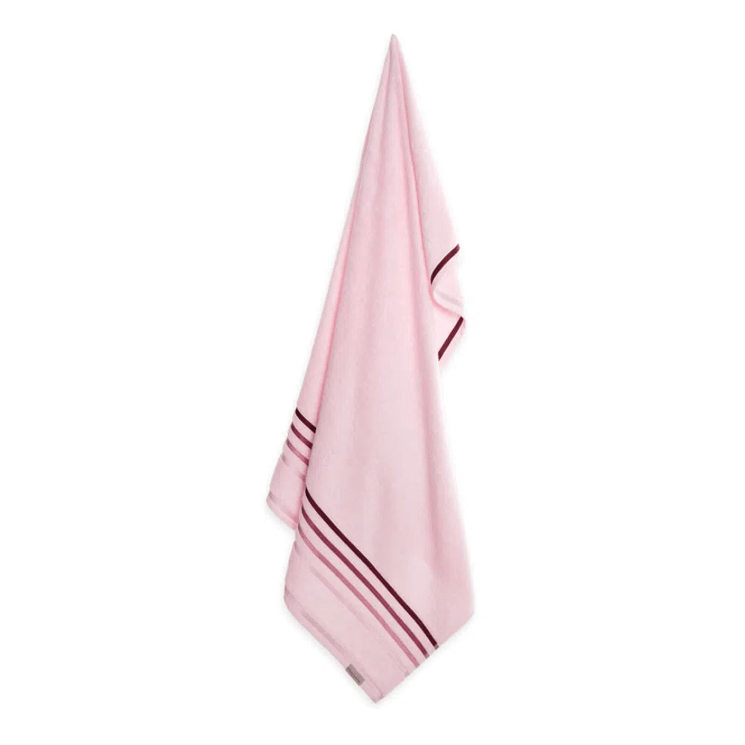 Encontraproduto.com.br - Toalha de Banho Lumina em Algodão Rosa 1,40m x 70cm Karsten