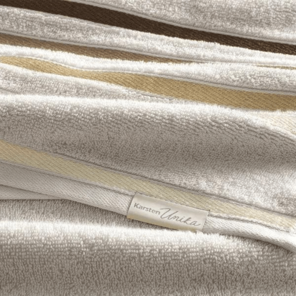 Encontraproduto.com.br - Toalha de Lavabo/Visita Karsten Fio Penteado Lumina Ivory/ Marrom