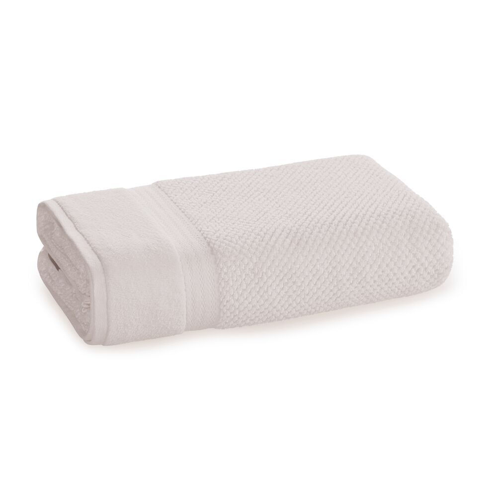 Encontraproduto.com.br - Toalha de Rosto Karsten Fio Penteado Milenium Branco