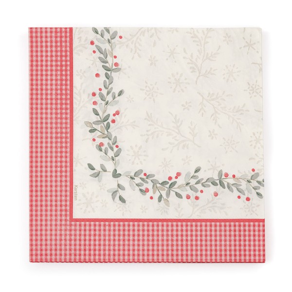 Encontraproduto.com.br - Pacote de Guardanapos de Papel Karsten com 20 unidades Vermelho