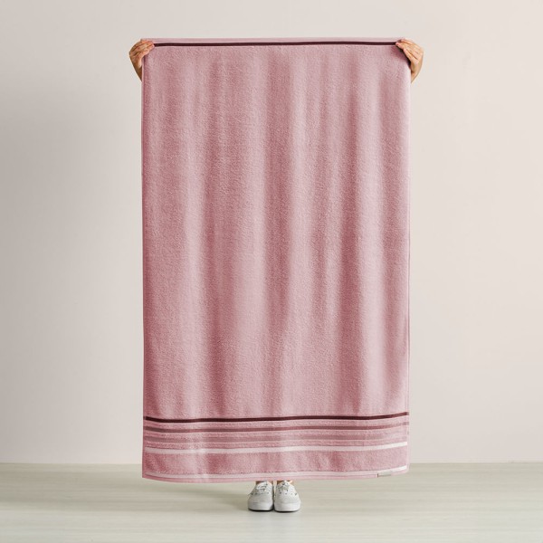 Encontraproduto.com.br - Toalha Banhão Karsten Fio Penteado Lumina Rosa/Rosa Retrô