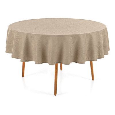Encontraproduto.com.br - Toalha de Mesa Redonda Karsten 6 Lugares Sempre Limpa Herbare Fendi
