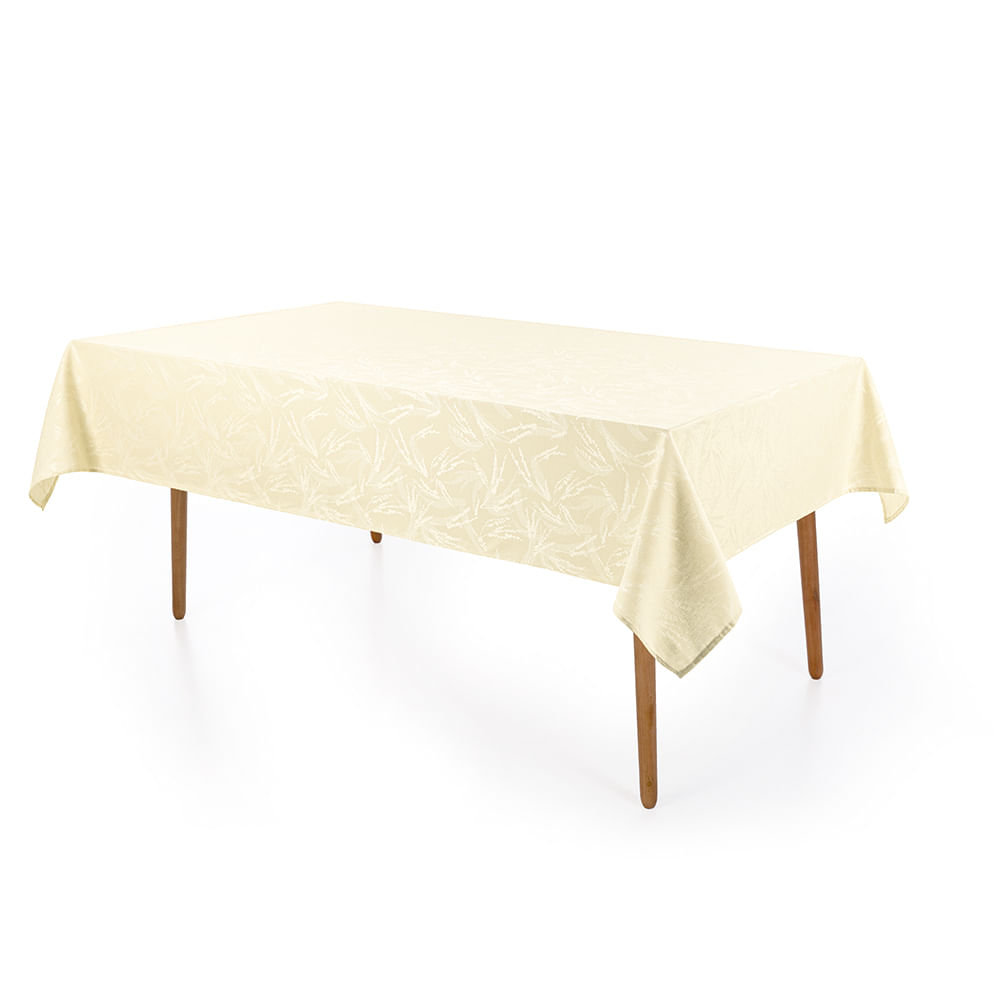 Encontraproduto.com.br - Toalha de Mesa Retangular Karsten 8 Lugares Sempre Limpa Urban Natural