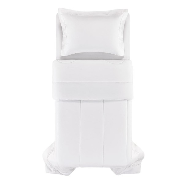 Encontraproduto.com.br - Edredom Solteiro Karsten 180 Fios Percal 100% Algodão Liss Branco