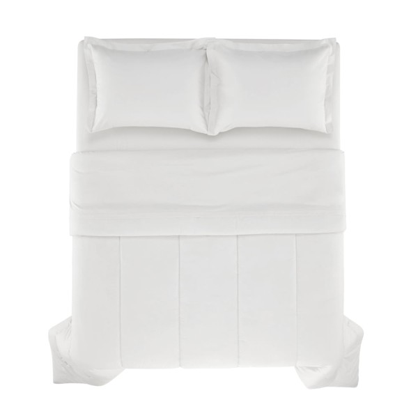 Encontraproduto.com.br - Edredom Casal Karsten 180 Fios Percal 100% Algodão Liss Branco