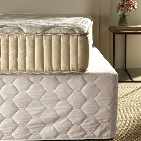 Encontraproduto.com.br - Saia para Cama Box Queen Matelassado Donna Branco