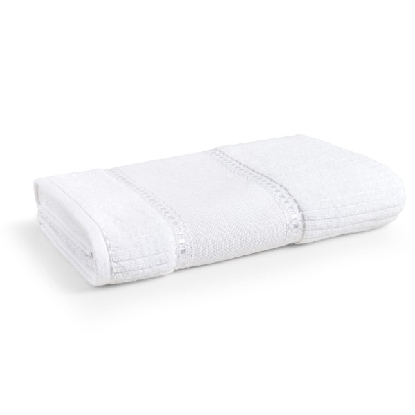 Toalha de Rosto Para Bordar Passa Fitas I Branco