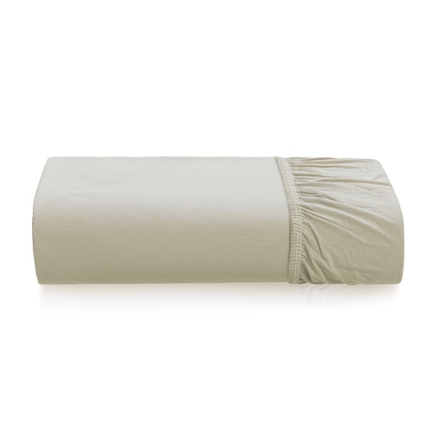 Encontraproduto.com.br - Lençol de Elástico Avulso Queen 200 Fios 100% Algodão Tom Sálvia
