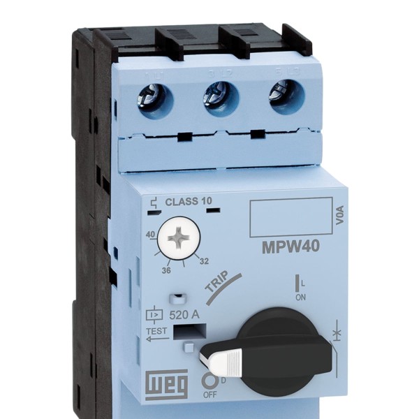 Encontraproduto.com.br - Disjuntor Motor 3P Azul MPW40I-3-U025 12428182 Weg