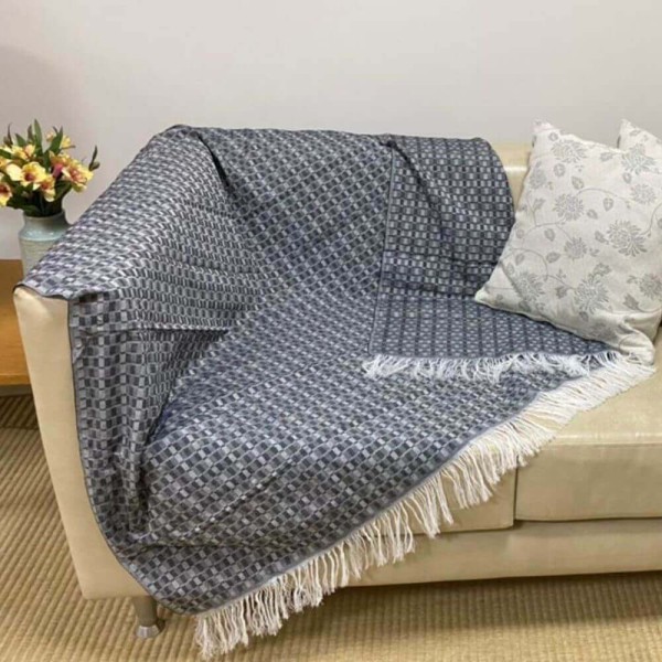 Encontraproduto.com.br - Manta para Sofá com franja 1,40m x 2,20m - Raner