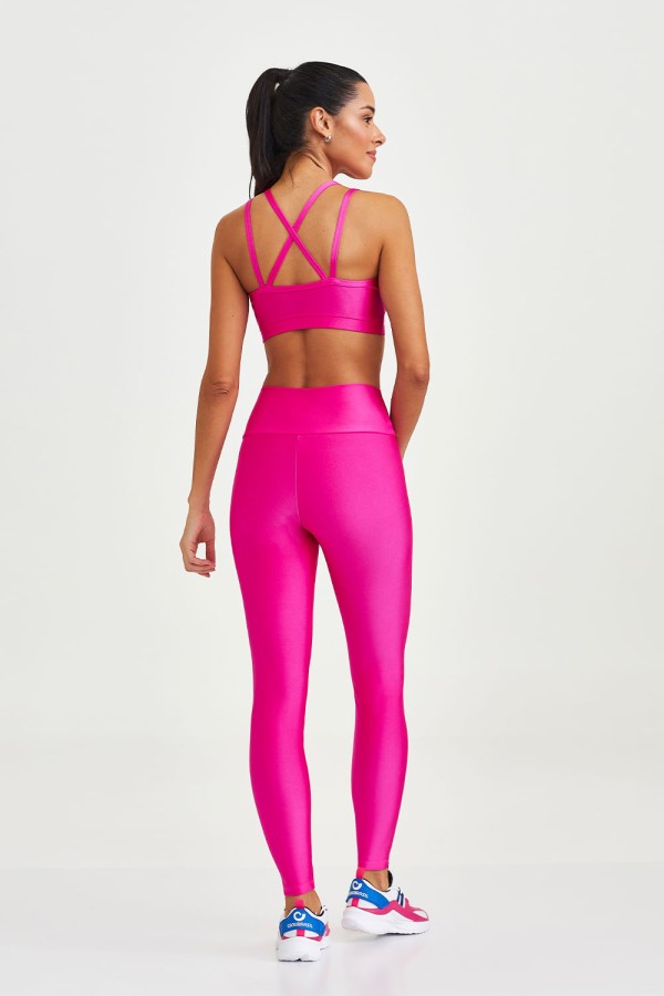 Encontraproduto.com.br - Calça Legging Atlanta Básica Rosa Choque