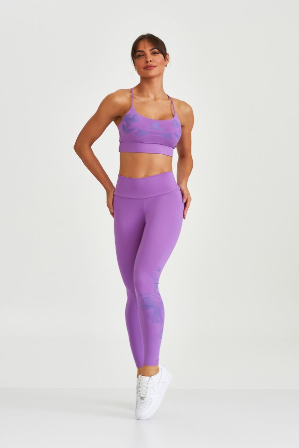 Encontraproduto.com.br - Legging Nakay com Silk Roxo Sophia