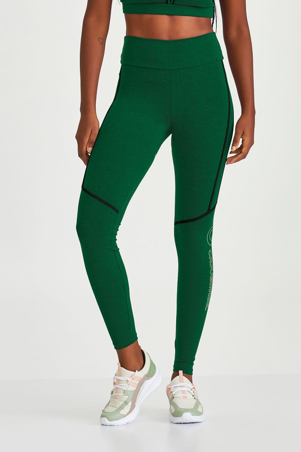 Encontraproduto.com.br - Legging Mescla Color Verde Peter Pan