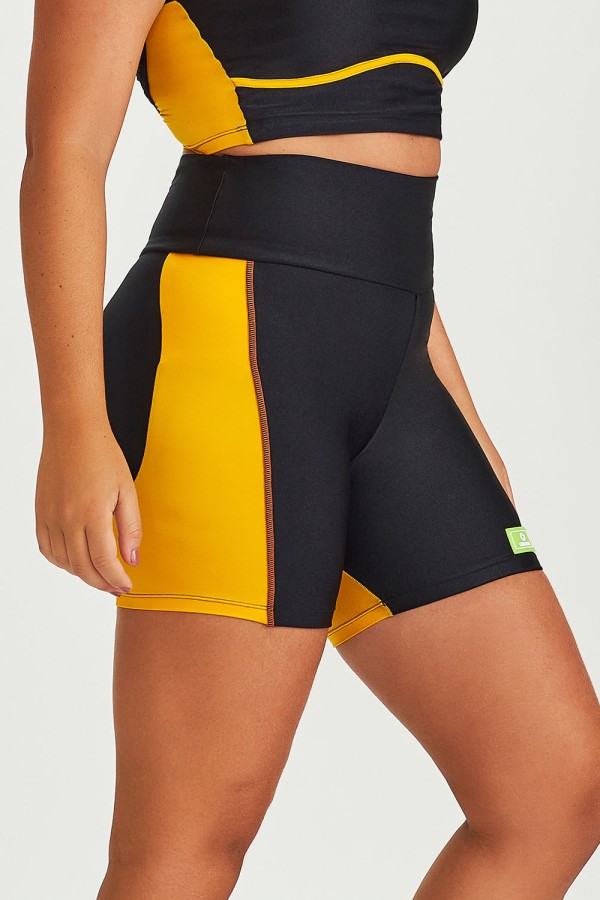 Encontraproduto.com.br - Short Com Recortes Preto