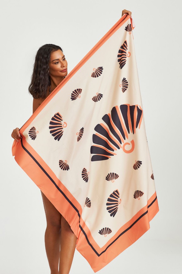 Encontraproduto.com.br - Canga Conchas Estampa Beach Conchas