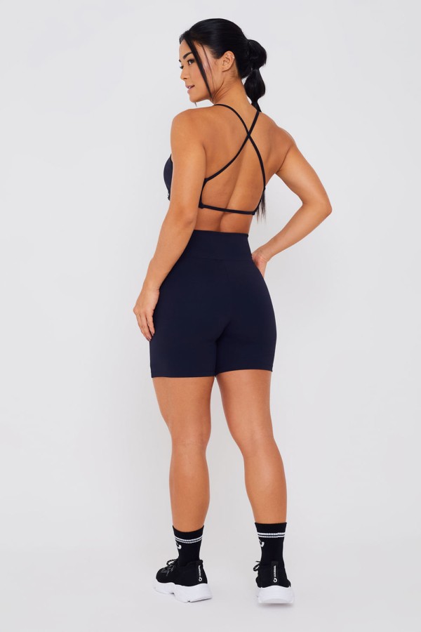 Encontraproduto.com.br - Short Nakay com Trançado Preto