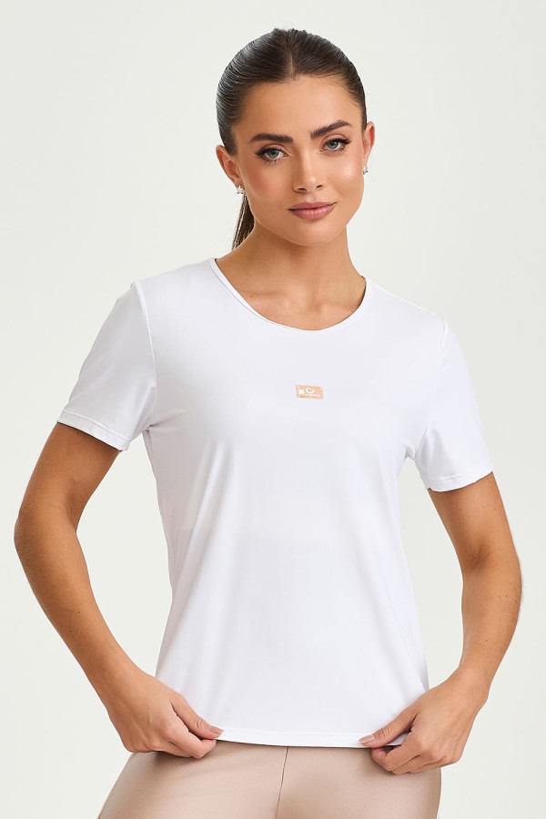 Regata UV Costas Respiráveis Branco