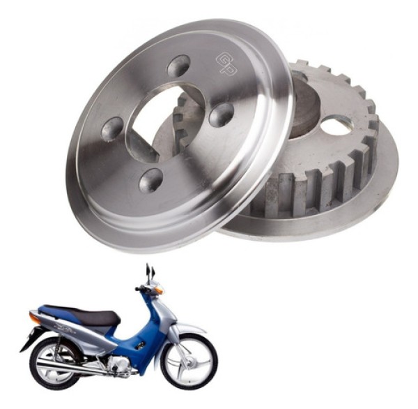 Cubo E Plato Embreagem Gp7 Biz 100 [f016]