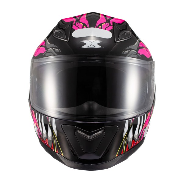 Encontraproduto.com.br - Capacete Texx Hawk - Alien Rosa