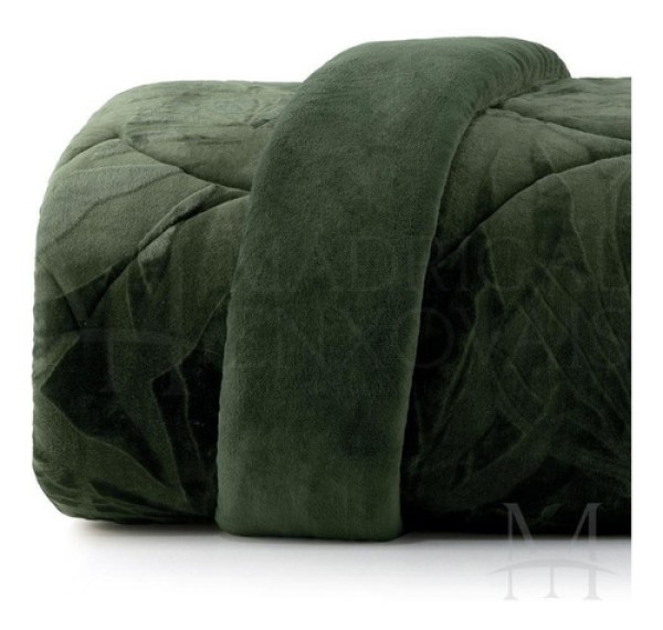 Edredom Solteiro Blend Elegance Nature Green 4963.0 Altenburg