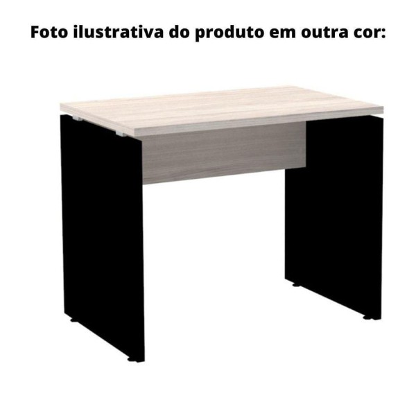 Encontraproduto.com.br - Mesa De Escritório Pé Painel Pe25 Em Mdp 170 X 70 Cm Cinza Com Base Cinza
