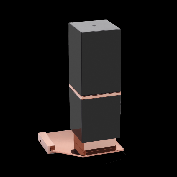 Encontraproduto.com.br - Porta Objetos Elemento Rose Gold/Preto Zen