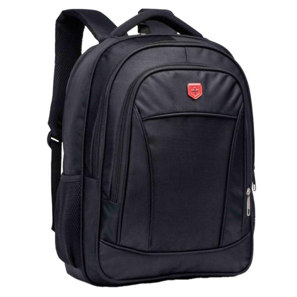 Encontraproduto.com.br - Mochila Preta Executiva Feminina Masculina Swiss Notebook
