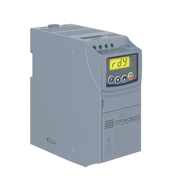 Encontraproduto.com.br - Inversor de Frequência 1Cv 4,2A 220V Monofásico Cfw300A04P2S2Nb20 13059321 Weg