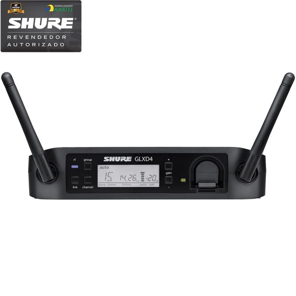 Encontraproduto.com.br - Sistema Sem Fio Digital Para Instrumentos GLXD-14BR Z2 - Shure