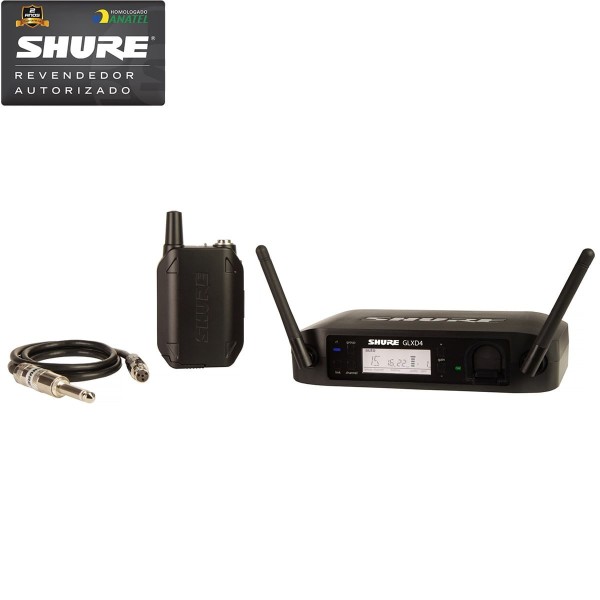 Encontraproduto.com.br - Sistema Sem Fio Digital Para Instrumentos GLXD-14BR Z2 - Shure