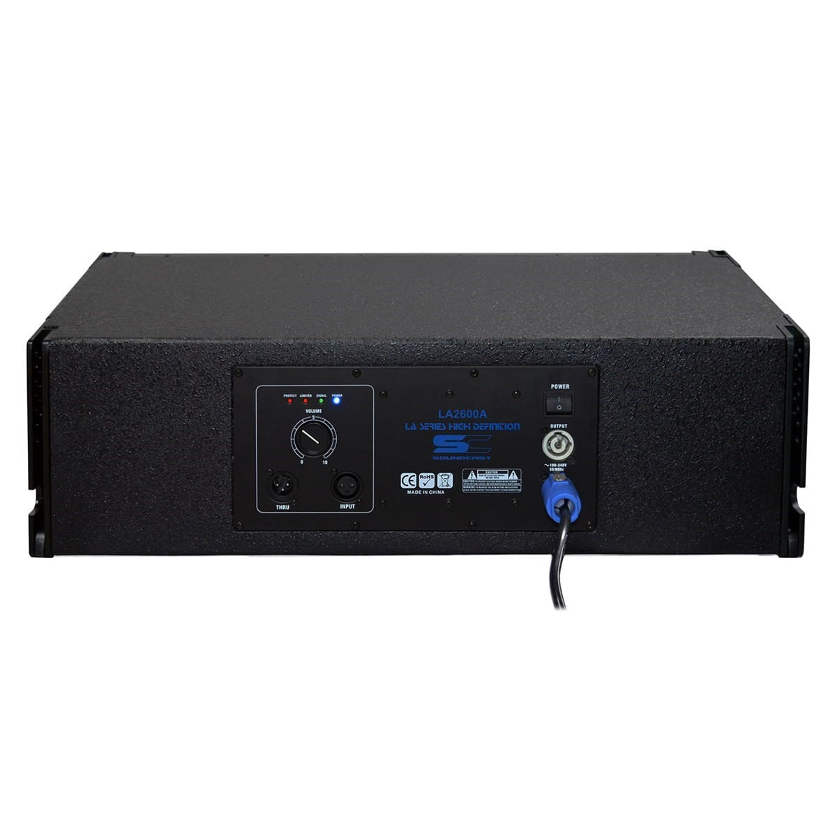 Encontraproduto.com.br - Caixa Acústica Line Array Ativa 800W LA-2600 BK - Soundcast