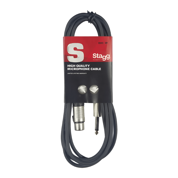 Encontraproduto.com.br - Cabo De Microfone Conector XLR/P10 SMC-6XP - Stagg