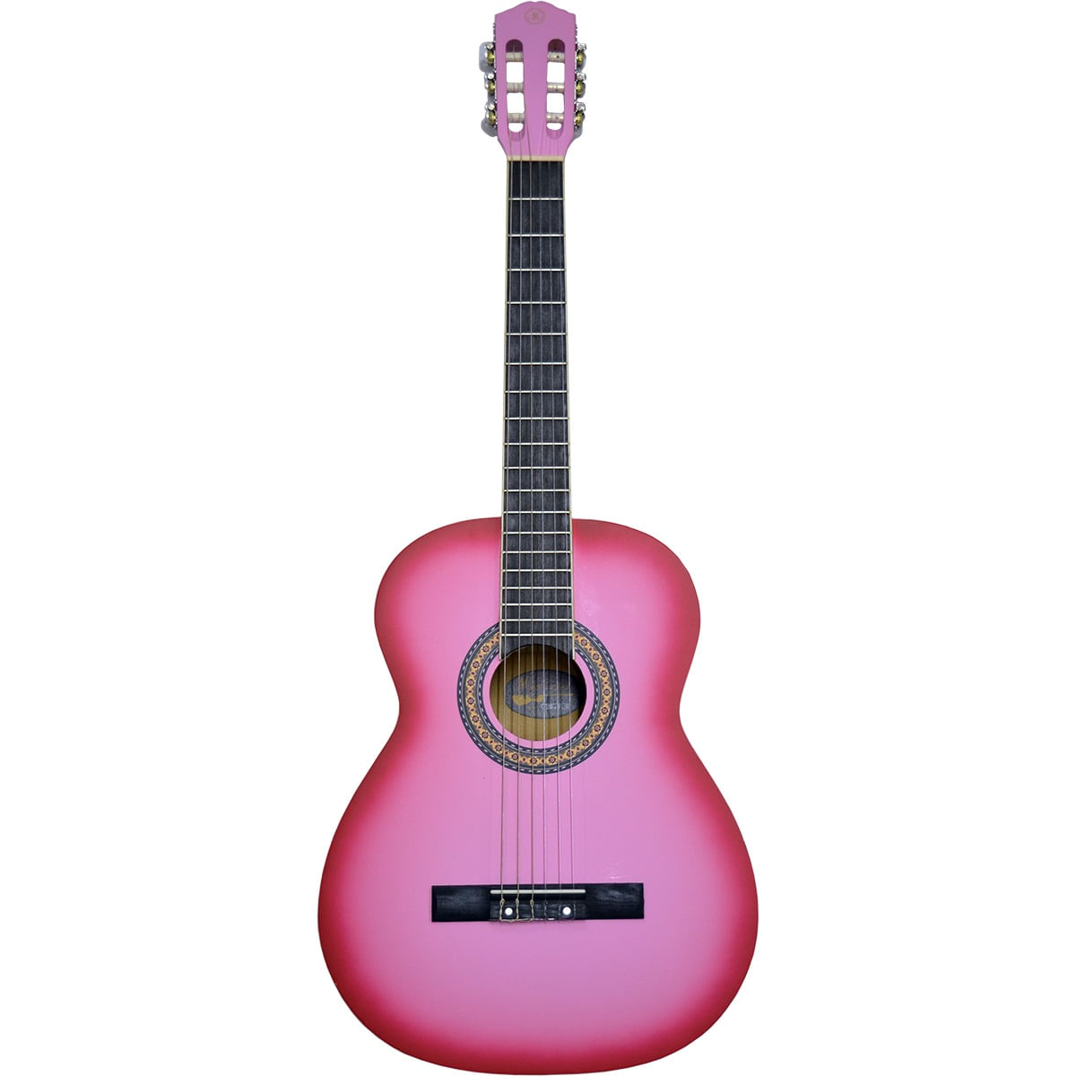Encontraproduto.com.br - Violão Clássico Nylon Rosa MC-39 PK - Maclend