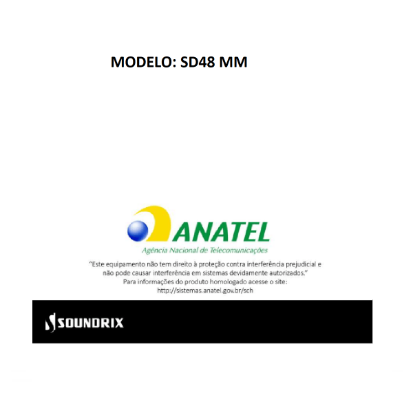Encontraproduto.com.br - Microfone Sem Fio Duplo de Mão UHF SD-48 MM - Soundrix