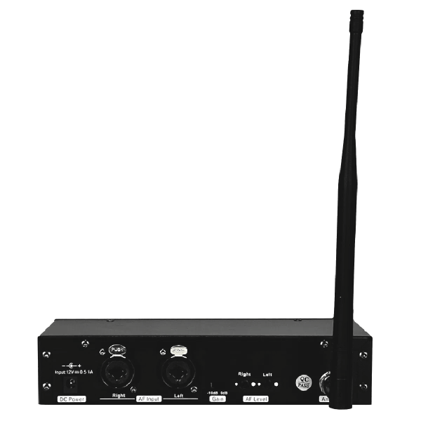 Encontraproduto.com.br - Sistema de Monitor Pessoal Sem Fio EM-800 - Soundrix