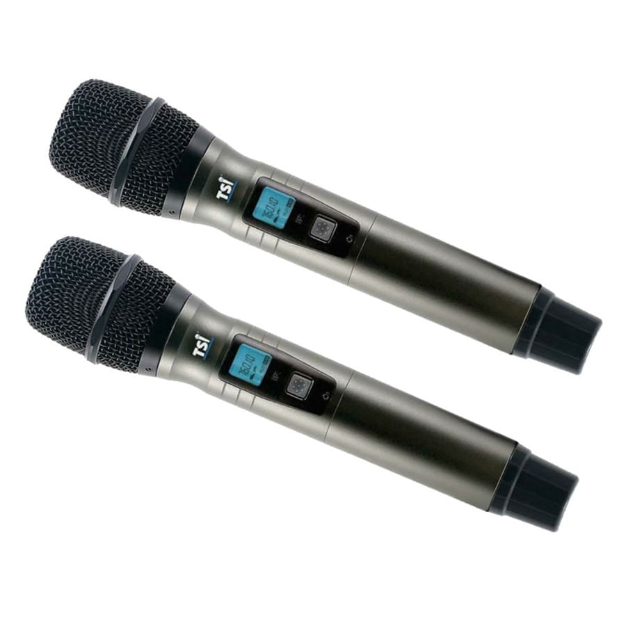 Encontraproduto.com.br - Microfone Sem Fio 600 Canais TSI BR8000 UHF - TSI