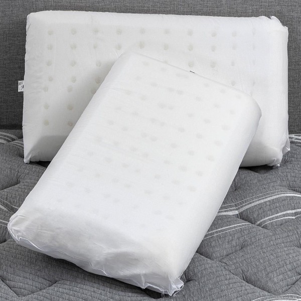 Encontraproduto.com.br - Travesseiro de Latex Herval Maresia, Espuma Látex, 70x40 cm