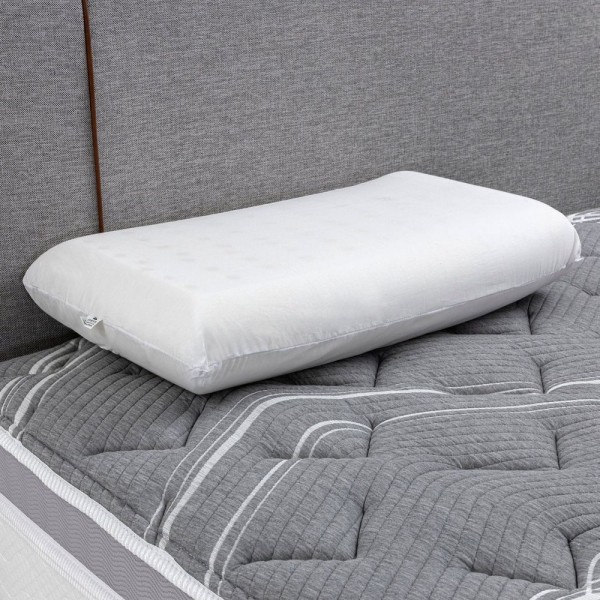 Encontraproduto.com.br - Travesseiro de Latex Herval Maresia, Espuma Látex, 70x40 cm