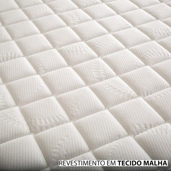Encontraproduto.com.br - Cama Box Casal com 2 Travesseiros Herval New Veneza, 59x138x188 cm, Molas Bonnel