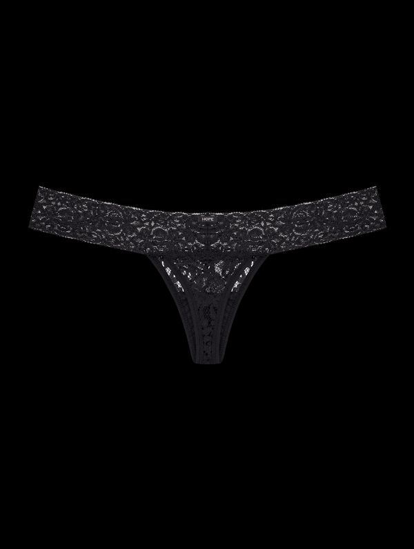 Encontraproduto.com.br - Calcinha Fio Dental Em Renda Preto