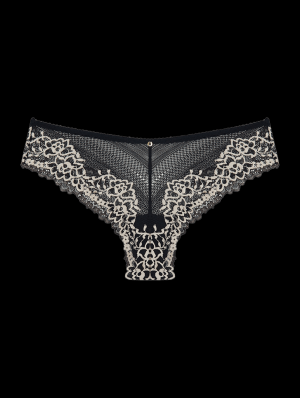 Encontraproduto.com.br - Calcinha Tanga Brasileira Em Renda Preto