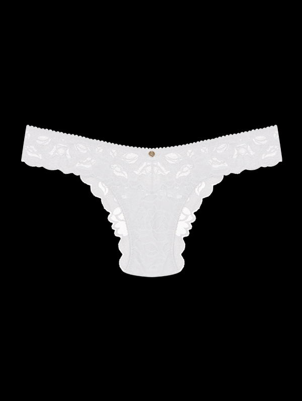 Encontraproduto.com.br - Calcinha Biquíni Em Renda Branco