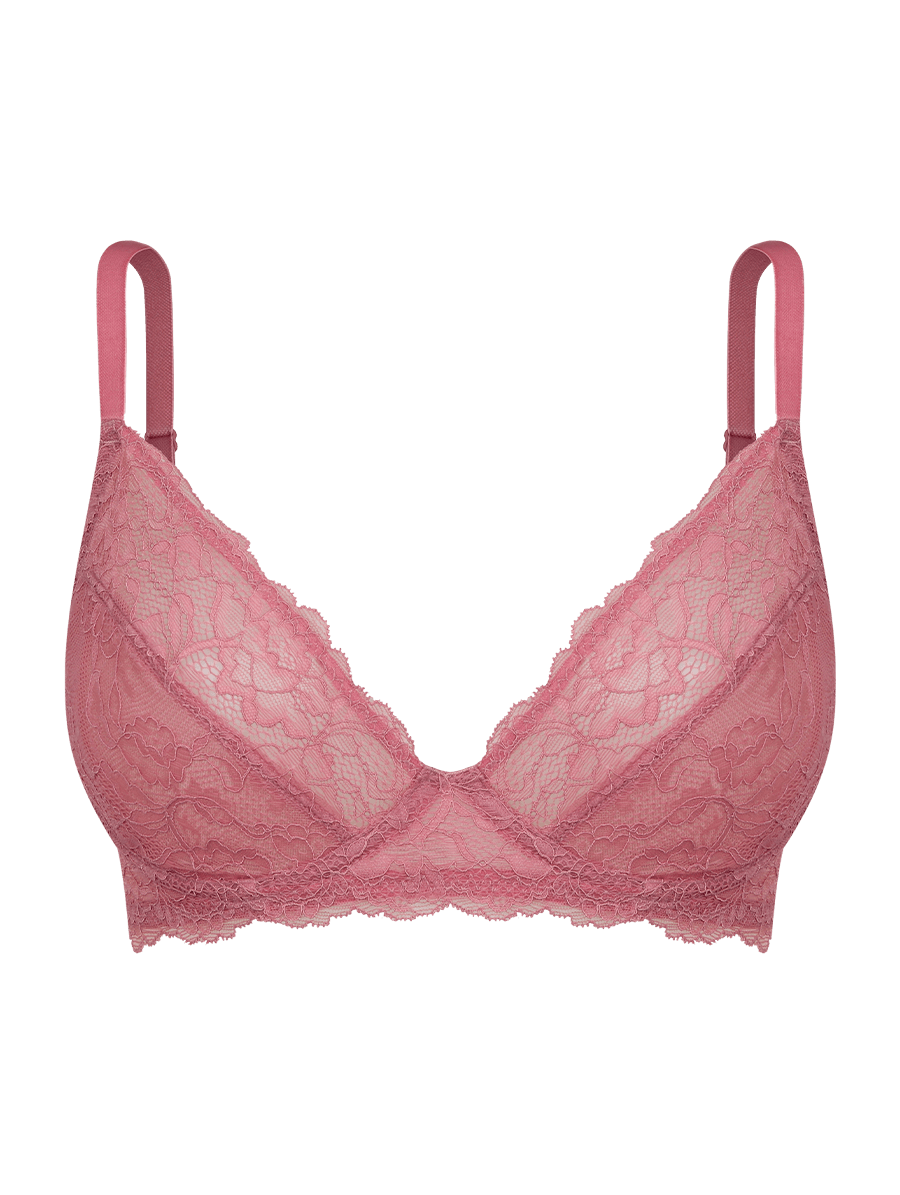 Encontraproduto.com.br - Sutiã Meia-taça Sem Bojo Com Aro Em Renda Na Sua Medida – Taça Rosa Collant