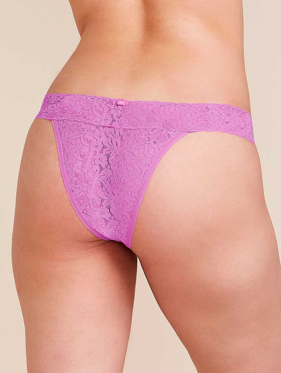 Encontraproduto.com.br - Calcinha Biquíni Em Renda Rosa Candy